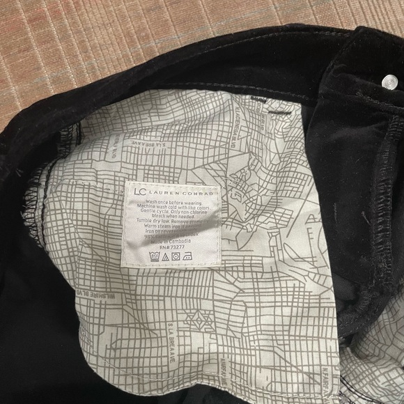 LC Lauren Conrad Velour Pants - Picture 7 of 7